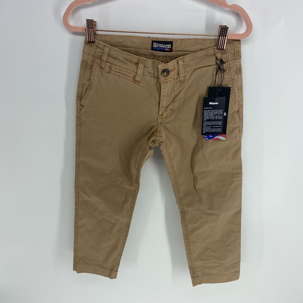 Blauer USA Women's Brown FGF Straight Leg Capri Pants Size 28